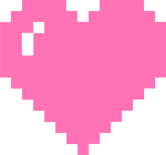 8 pixel heart